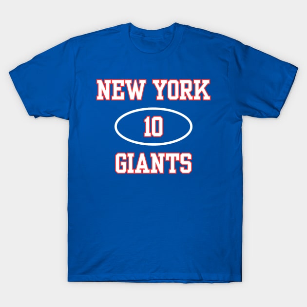 NEW YORK GIANTS ELI MANNING #10 T-Shirt by capognad